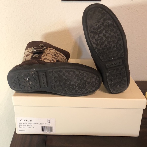 Coach suede boots - Picture 3 of 5